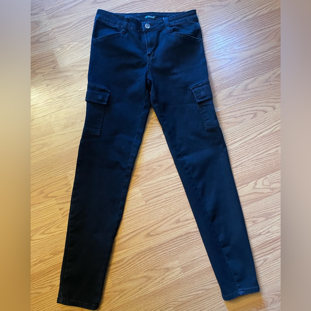 Kids Navy Cargo Jeans